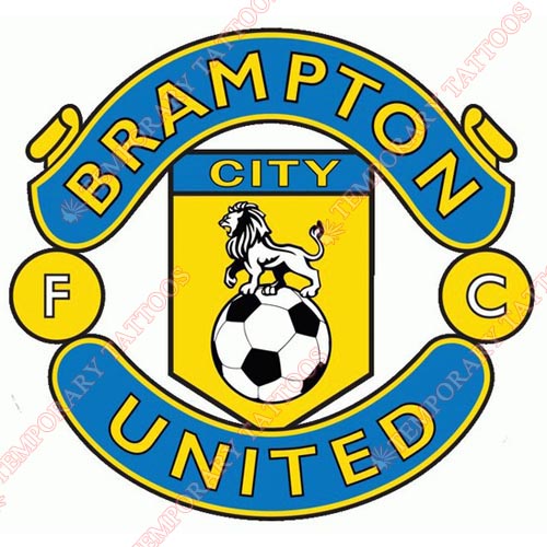 Brampton City United FC Customize Temporary Tattoos Stickers NO.8265